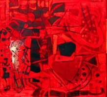 Untitled II (Red abstract) - 2007